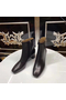 Hermes Black Calfskin Power Low Boot  Replica