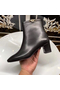 Hermes Black Calfskin Power Low Boot  Replica