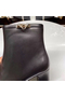 Hermes Black Calfskin Power Low Boot  Replica