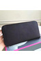 Hermes Black Clemence Azap Zipped Wallet  Replica