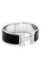 Hermes Black Enamel Clic Clac H PM Bracelet  Replica