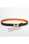Hermes Black Imported Belt HR1005A Gold  Replica