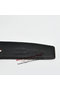 Hermes Black Imported Belt HR1005B Silver  Replica