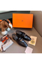 Hermes Blossom Mules 60mm In Black Goatskin  Replica