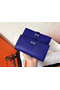 Hermes Blue Electric Epsom Bearn Gusset Wallet  Replica