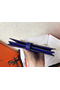 Hermes Blue Electric Epsom Bearn Gusset Wallet  Replica