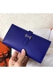 Hermes Blue Electric Epsom Bearn Gusset Wallet  Replica