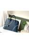 Hermes Blue Malte Bolide 1923 45 Baseball Bag  Replica