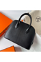 Hermes Bolide 1923 25 Handmade Bag In Black Chevre Mysore Leather  Replica
