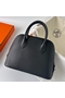 Hermes Bolide 1923 25 Handmade Bag In Black Evercolor Calfskin  Replica