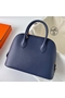 Hermes Bolide 1923 25 Handmade Bag In Blue Saphir Evercolor Calfskin  Replica