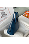 Hermes Bolide 1923 25 Handmade Bag In Deep Blue Evercolor Calfskin  Replica
