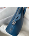 Hermes Bolide 1923 25 Handmade Bag In Deep Blue Evercolor Calfskin  Replica