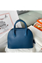 Hermes Bolide 1923 25 Handmade Bag In Deep Blue Evercolor Calfskin  Replica