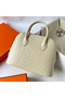 Hermes Bolide 1923 25 Handmade Bag In Parchemin Ostrich Leather  Replica