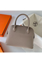 Hermes Bolide 1923 27 Handmade Bag In Gris Asphalt Epsom Calfskin  Replica