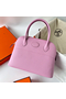 Hermes Bolide 1923 27 Handmade Bag In Mauve Sylvestre Epsom Calfskin  Replica