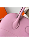 Hermes Bolide 1923 27 Handmade Bag In Mauve Sylvestre Epsom Calfskin  Replica
