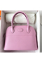 Hermes Bolide 1923 27 Handmade Bag In Mauve Sylvestre Epsom Calfskin  Replica