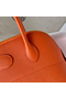 Hermes Bolide 1923 27 Handmade Bag In Orange Epsom Calfskin  Replica