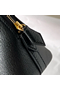 Hermes Bolide 1923 Mini Handmade Bag In Black Chevre Mysore Leather  Replica