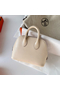 Hermes Bolide 1923 Mini Handmade Bag In Craie Chevre Mysore Leather  Replica