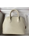 Hermes Bolide 1923 Mini Handmade Bag In Craie Chevre Mysore Leather  Replica