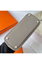 Hermes Bolide 1923 Mini Handmade Bag In Gris Asphalt Evercolor Calfskin  Replica