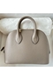 Hermes Bolide 1923 Mini Handmade Bag In Gris Asphalt Evercolor Calfskin  Replica