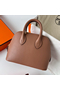 Hermes Bolide 1923 Mini Handmade Bag In Quebracho Chevre Mysore Leather  Replica