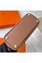 Hermes Bolide 1923 Mini Handmade Bag In Quebracho Chevre Mysore Leather  Replica