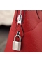 Hermes Bolide 27 Handmade Bag In Red Clemence Leather  Replica