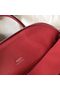 Hermes Bolide 27 Handmade Bag In Red Clemence Leather  Replica