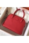 Hermes Bolide 27 Handmade Bag In Red Clemence Leather  Replica