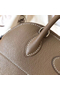 Hermes Bolide 27 Handmade Bag In Taupe Clemence Leather  Replica