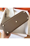 Hermes Bolide 27 Handmade Bag In Taupe Clemence Leather  Replica