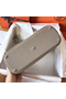 Hermes Bolide 27 Handmade Bag In Tourterelle Clemence Leather  Replica