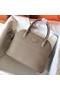 Hermes Bolide 27 Handmade Bag In Tourterelle Clemence Leather  Replica