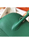 Hermes Bolide 27 Handmade Bag In Vert Vertigo Clemence Leather  Replica