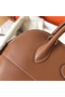 Hermes Bolide 31 Handmade Bag In Gold Clemence Leather  Replica