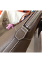 Hermes Bolide 31 Handmade Bag In Taupe Clemence Leather  Replica