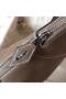 Hermes Bolide 31 Handmade Bag In Taupe Clemence Leather  Replica