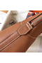Hermes Bolide 35 Handmade Bag In Gold Clemence Leather  Replica