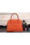 Hermes Bolide 37CM Calfskin Leather Tote Bag B1004 Orange  Replica