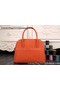 Hermes Bolide 37CM Calfskin Leather Tote Bag B1004 Orange  Replica