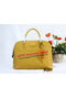 Hermes Bolide 37CM Calfskin Leather Tote Bags H509084 Yellow  Replica