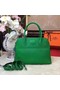 Hermes Bolide Original Leather Tote Bag B1007 Green  Replica