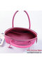 Hermes Bolide Tote Bags Calf Leather Rose  Replica