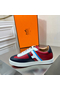Hermes Boomerang Sneakers In Multicolore Bordeaux Leather  Replica