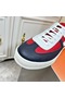 Hermes Boomerang Sneakers In Multicolore Bordeaux Leather  Replica